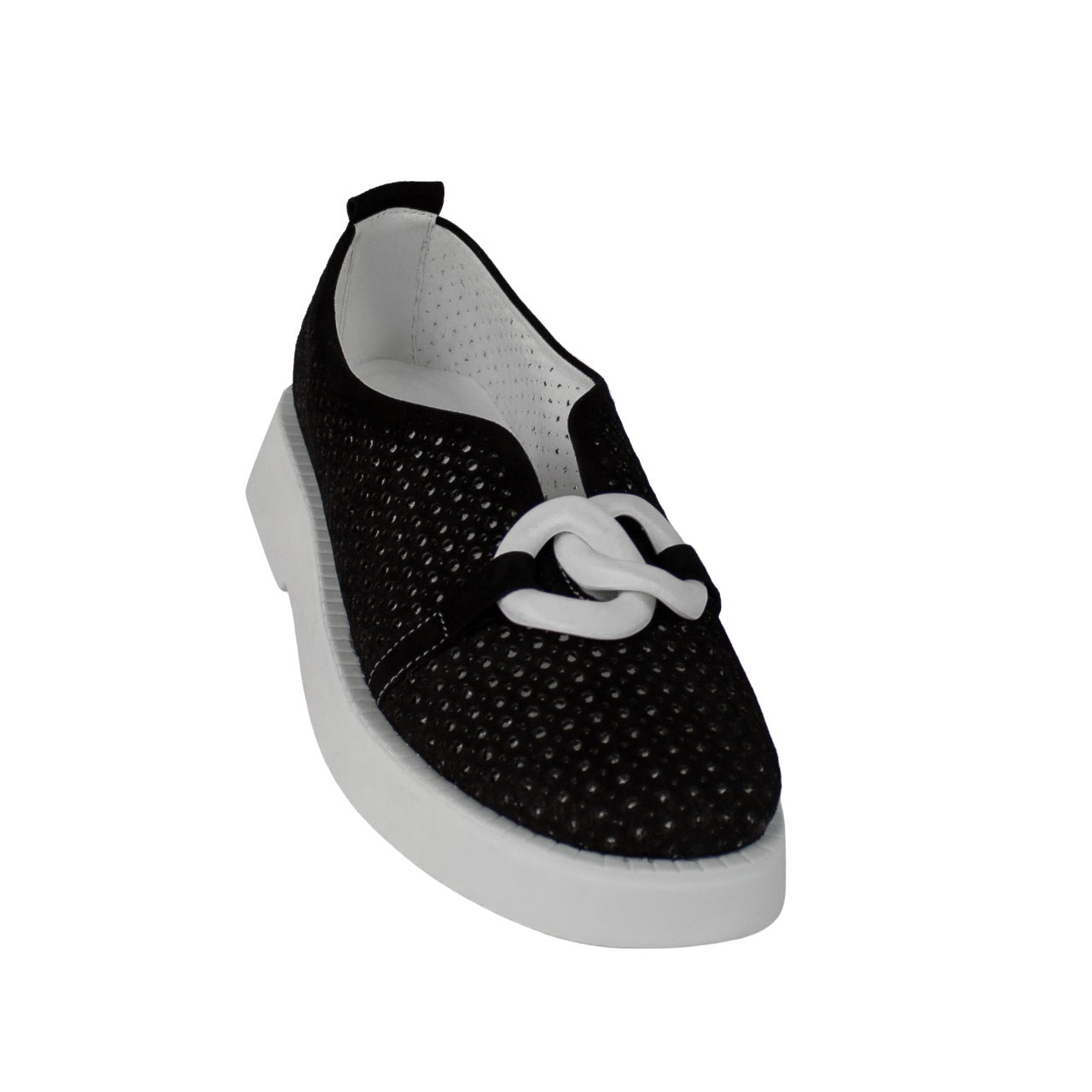 Pantofi perforati 0155 negru