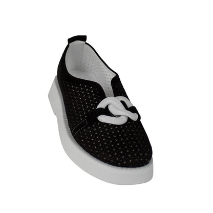 Pantofi perforati 0155 negru