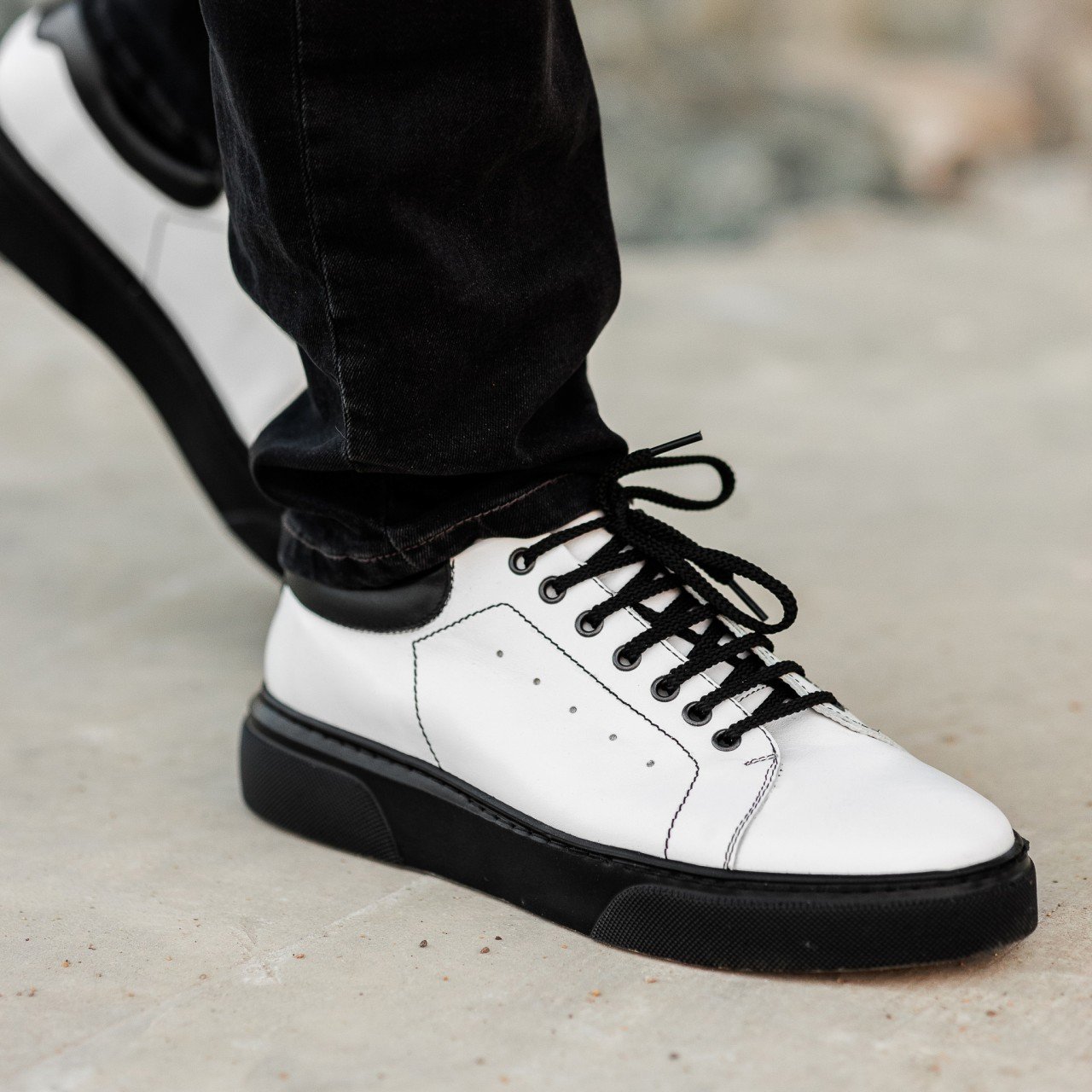 Pantofi sport barbati 755 alb