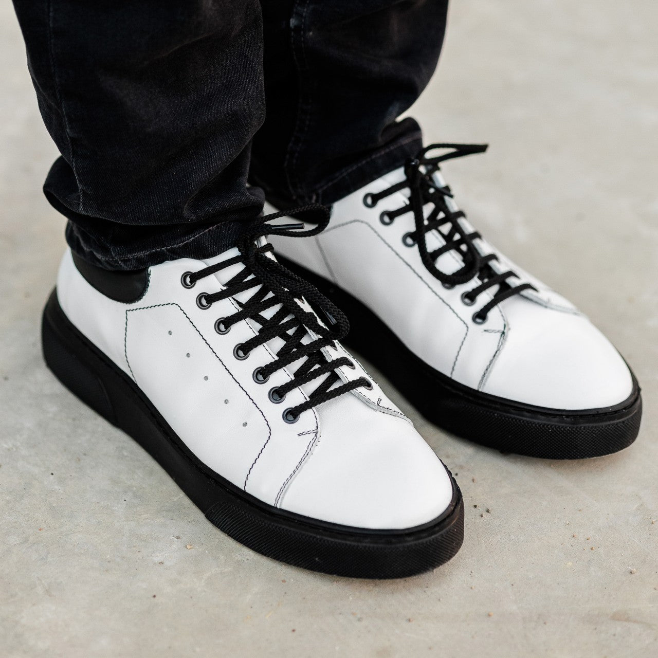 Pantofi sport barbati 755 alb