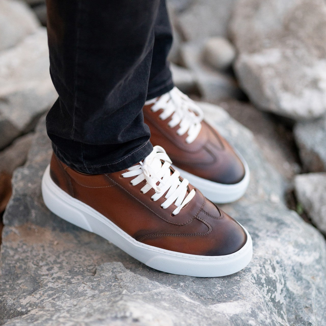 Pantofi sport barbati 756 maro