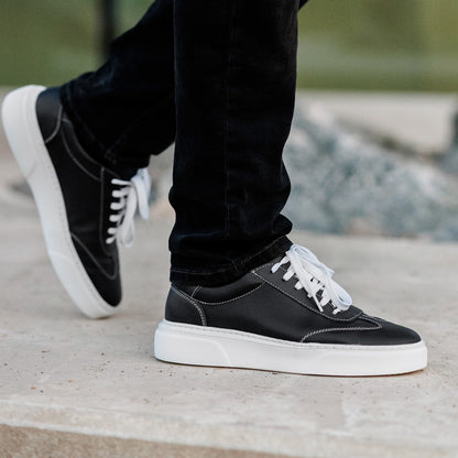 Pantofi sport barbati 756 negru alb