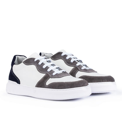 Pantofi sport barbati 757 alb albastru