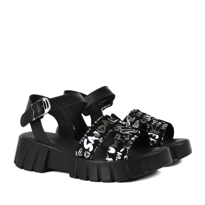 Sandale dama 025 negru