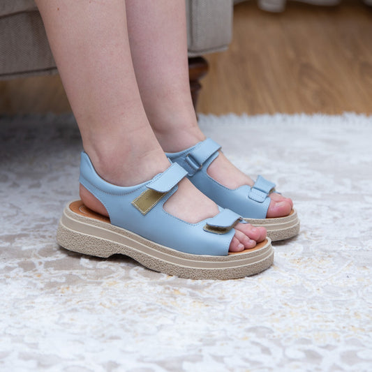 Sandale dama 122 albastru