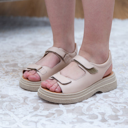 Sandale dama 122 bej