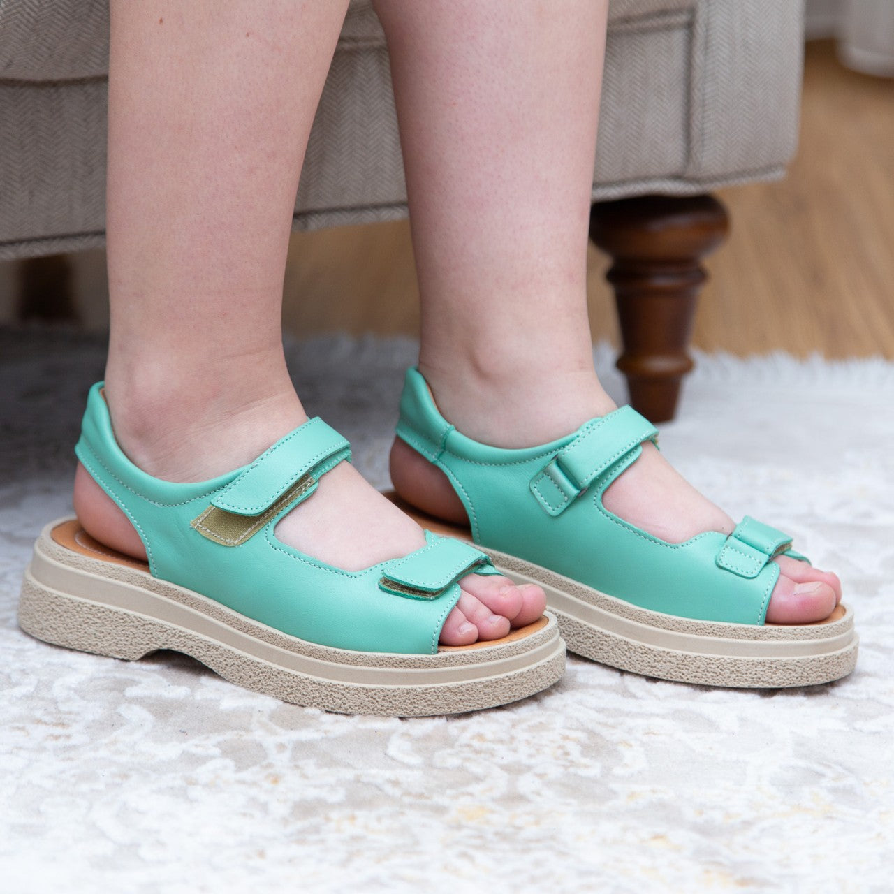 Sandale dama 122 turcoaz