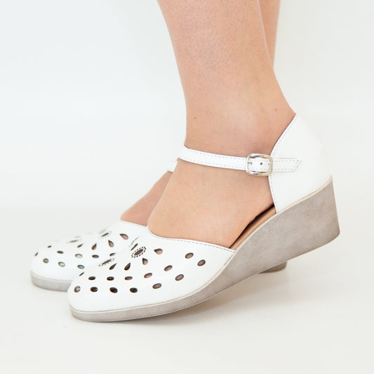 Sandale dama 295 alb