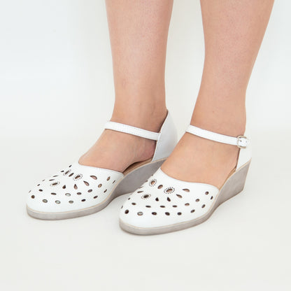 Sandale dama 295 alb