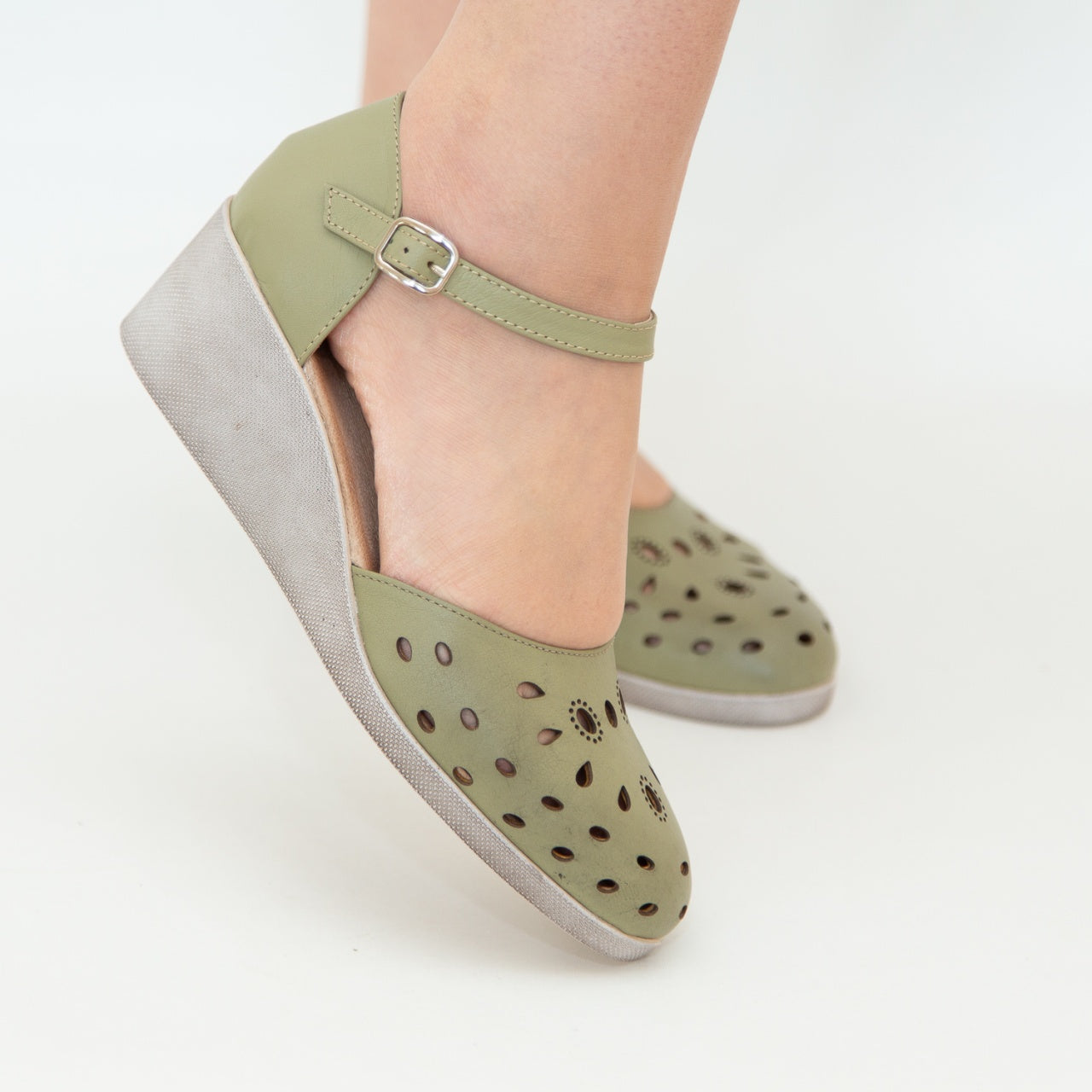 Sandale dama 295 verde