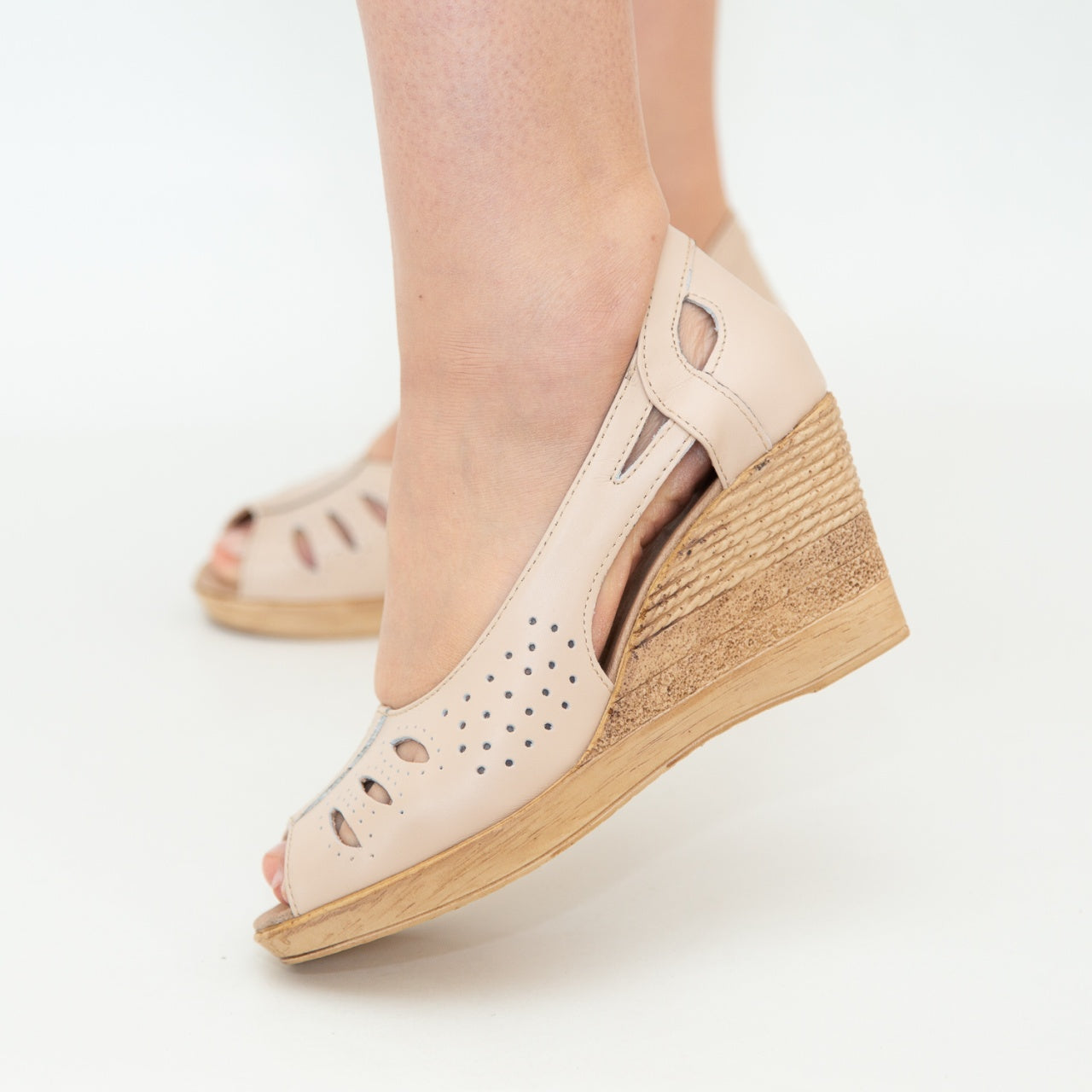 Sandale dama 337 bej