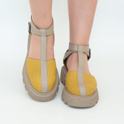 Sandale dama 3370 galben