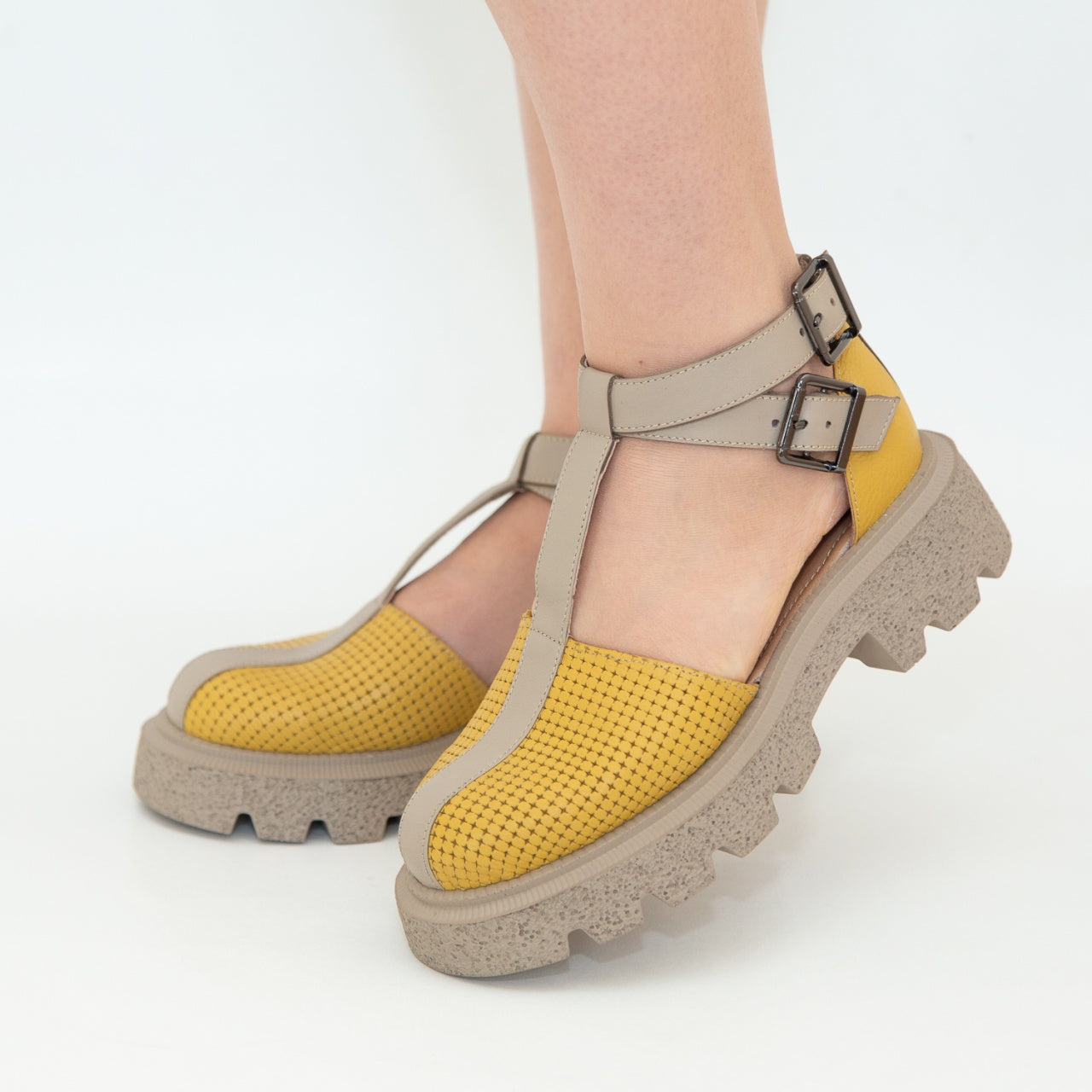 Sandale dama 3370 galben