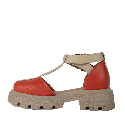 Sandale dama 3370 portocaliu