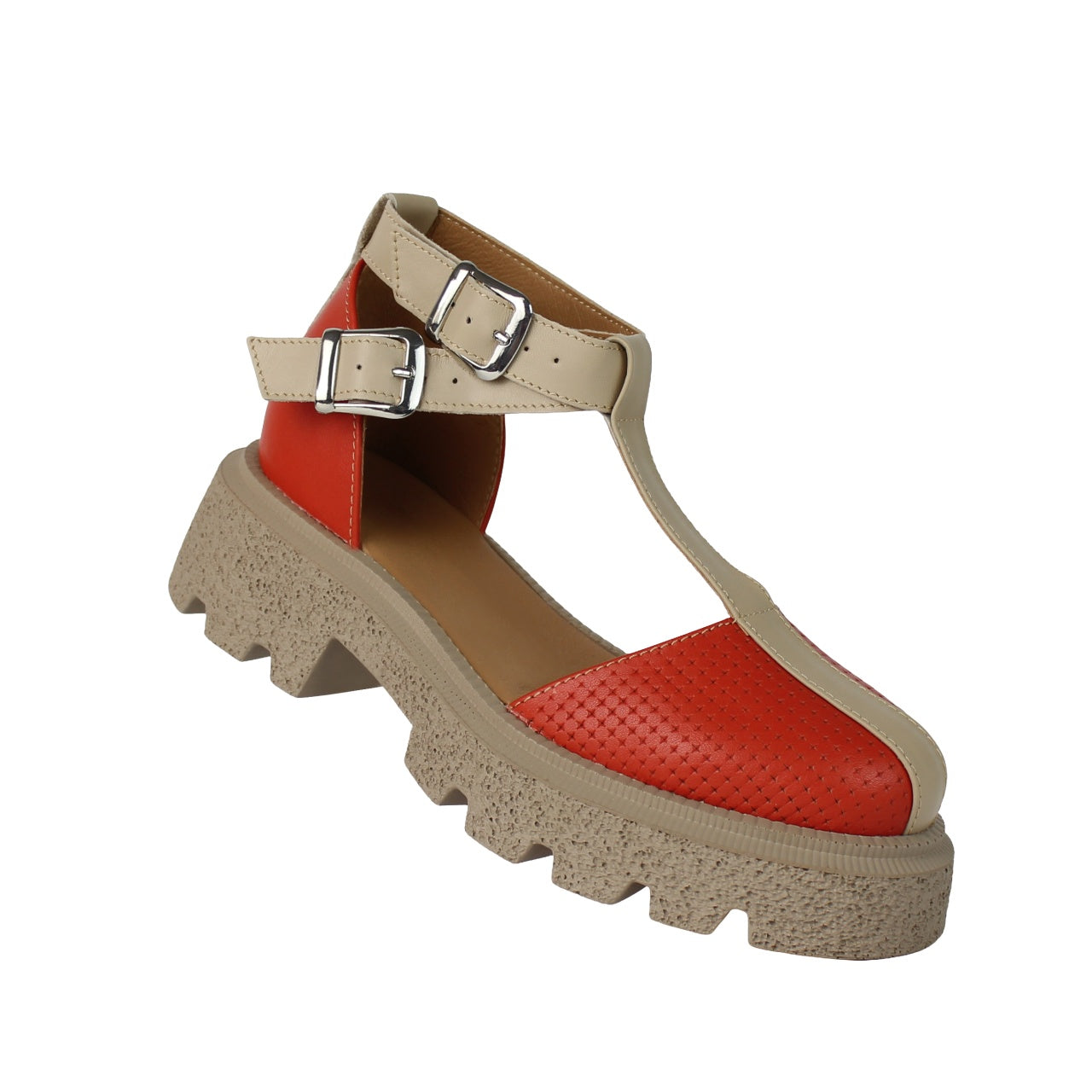 Sandale dama 3370 portocaliu