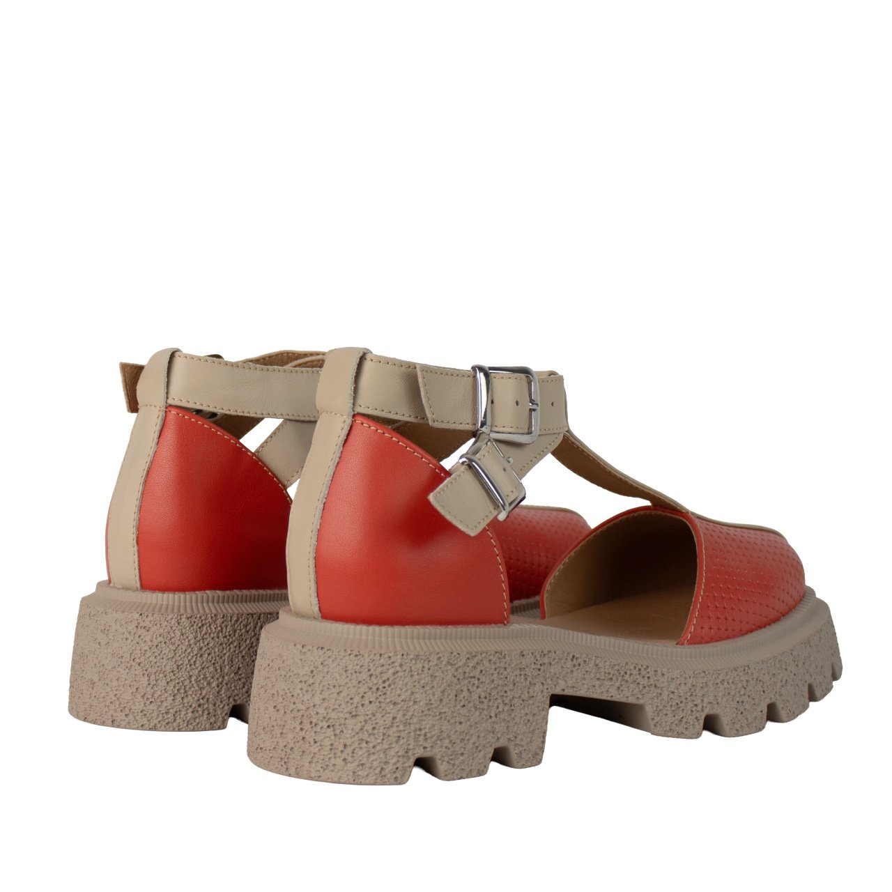 Sandale dama 3370 portocaliu