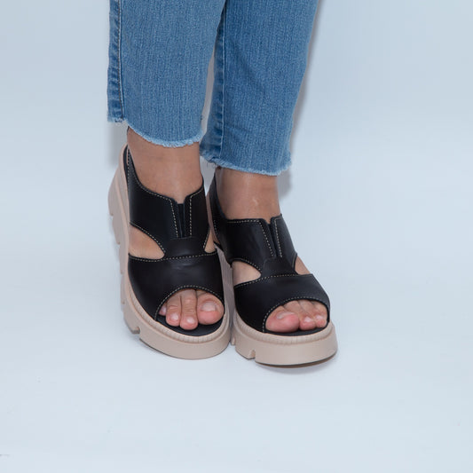 Sandale ortopedice dama 335 negru