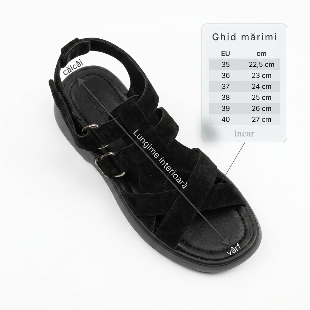 sandale dama c-0178 negru